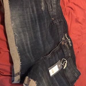 Denim shorts